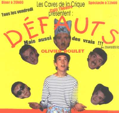 Olive dans le 1er spectacle parisien des Zygos